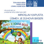 pozvanka krst knihy Miroslav Kapusta