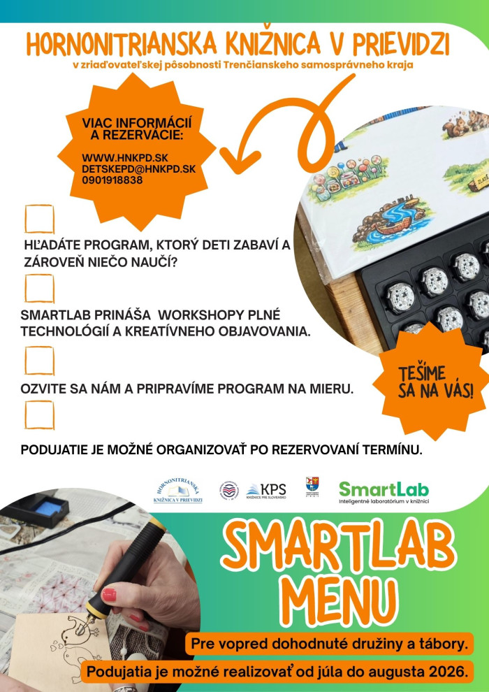 Ponuka podujati SmartLab 202526