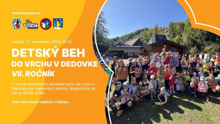 SNOWPARADISE Detsky beh do vrchu 2026