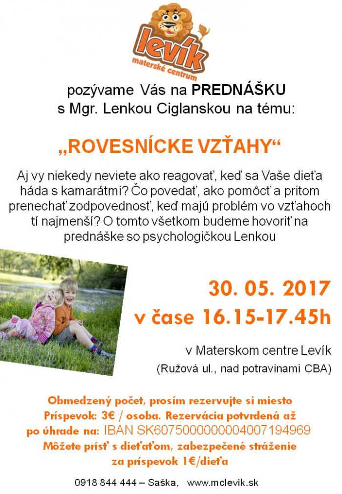prednaska rovesnici