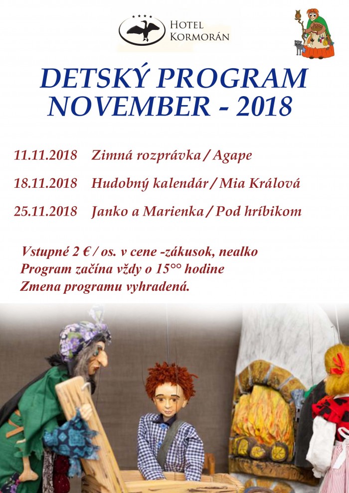 detske divadielka november 2018