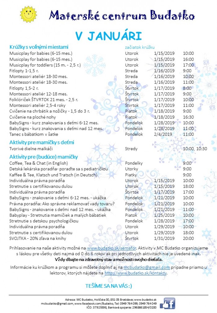 Program mesiaca 2019 01