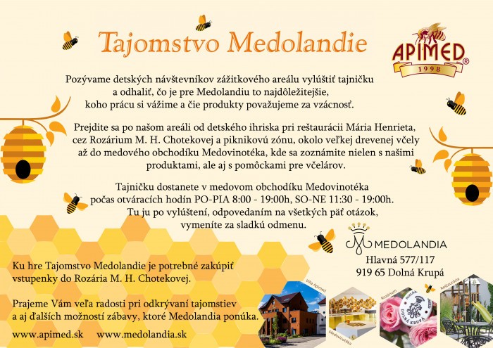 Hra Tajomstvo Medolandie