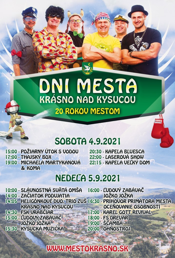 dni mesta krasno nad kysucou 2021