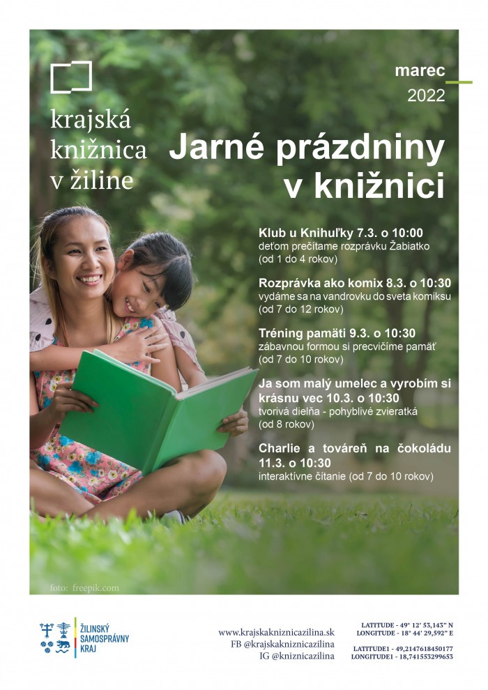 jarne prazdniny v kniznici