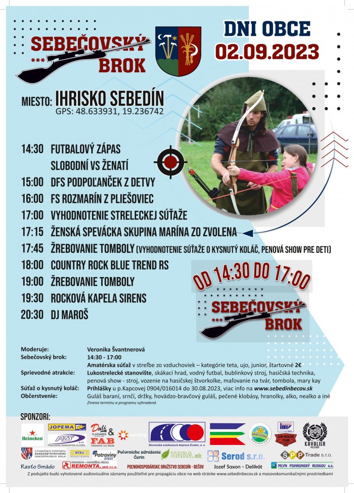 Sebecovsky brok dni obce sebedin becov 2 9 2023