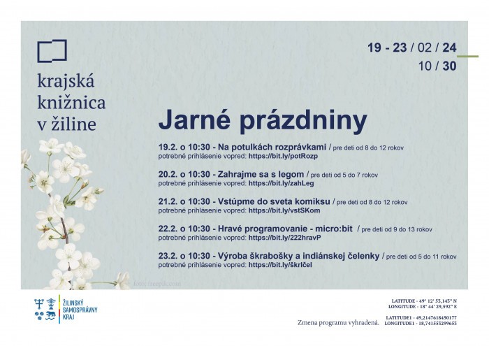 jarne prazdniny