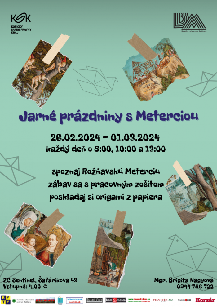 Jarne prazdniny s Meterciou Plagat web