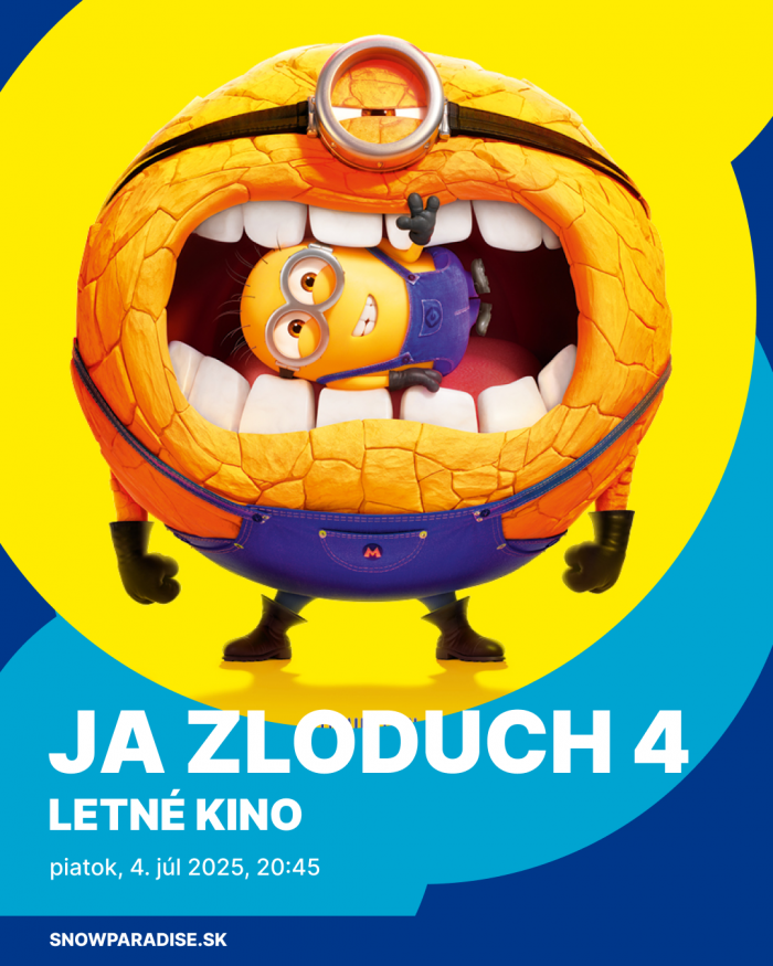 SNOWPARADISE Letne kino Ja zloduch 4 2
