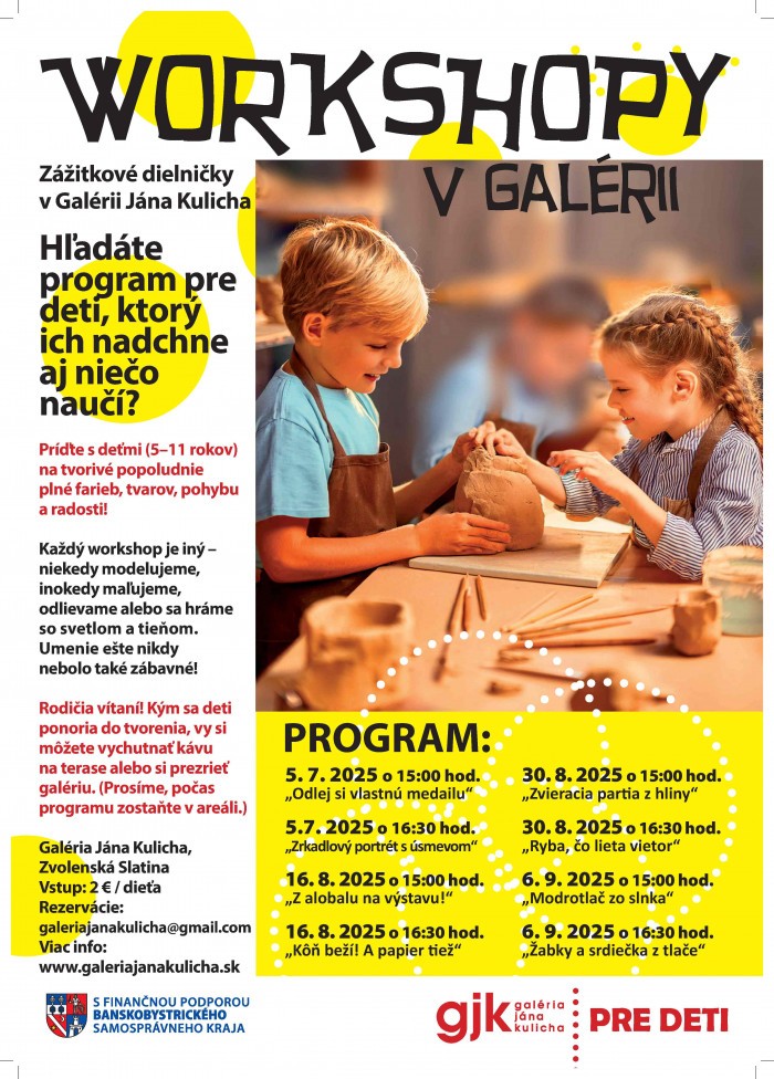 DEF Plagat A3 workshopy v galerii 20251