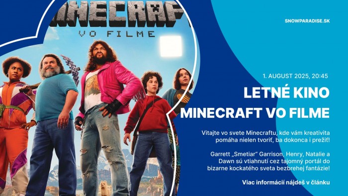 SNOWPARADISE Letne kino Minecraft