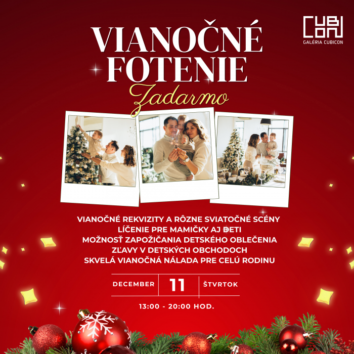 cubicon vianocne fotenie Prispevok na Instagram