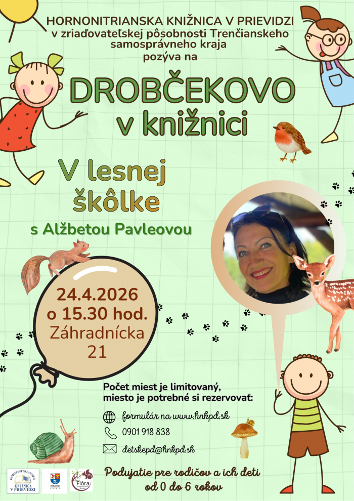 DROBCEKOVO v kniznici lesna skolka