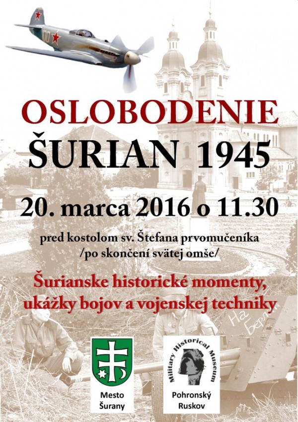 surany oslobodenie 2016