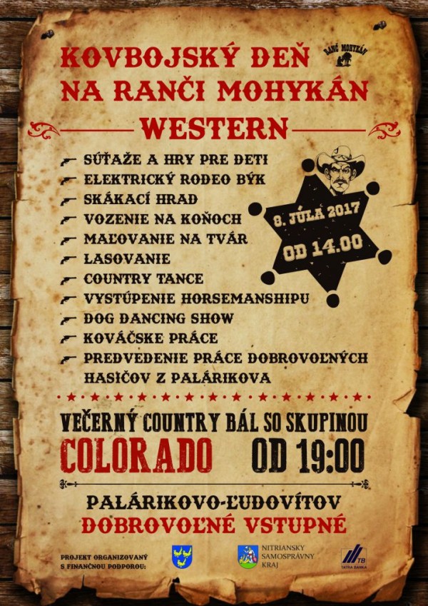 ranc mohykan kovbojsky den