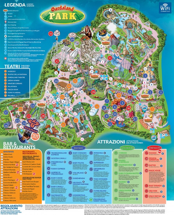 mappa gardaland park 2017 page 0