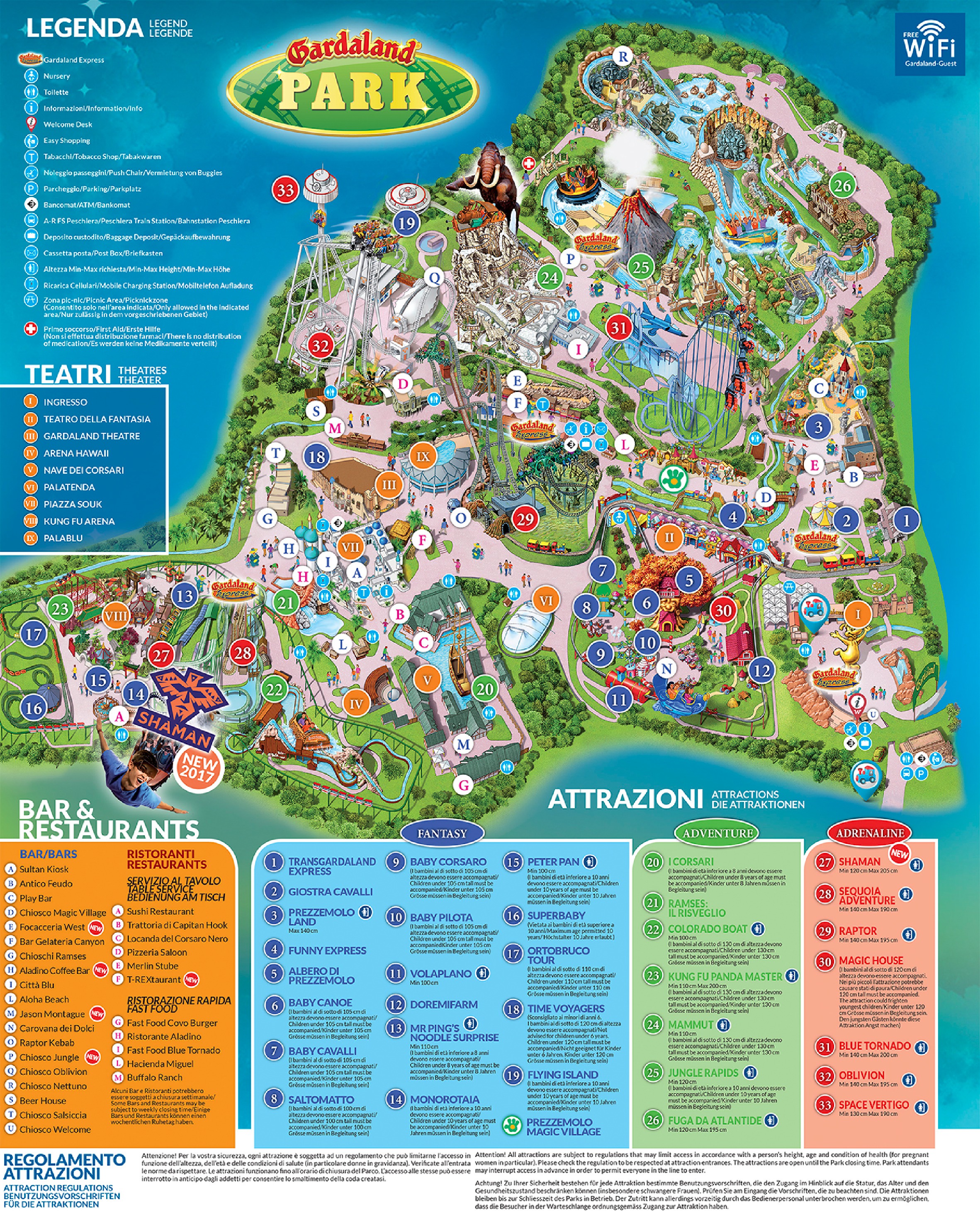 Gardaland Map A Complete Guide To Gardaland For First Timers MOUDE