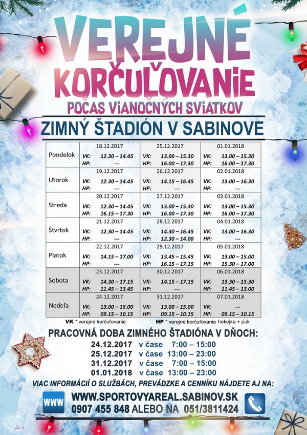 11882 verejne korculovanie vianoce 2017 2018