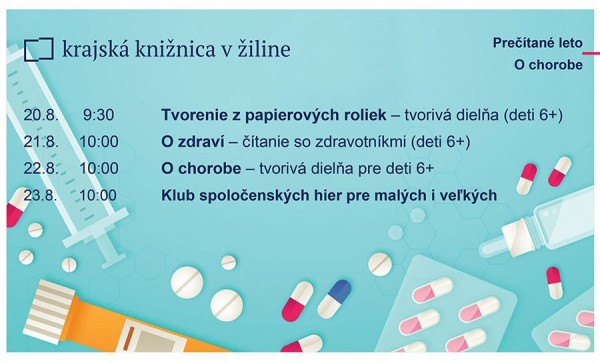1534229215 pocas osmeho tyzdna detskeho leta v kniznici sa bude hovorit o zdravi i chorobe