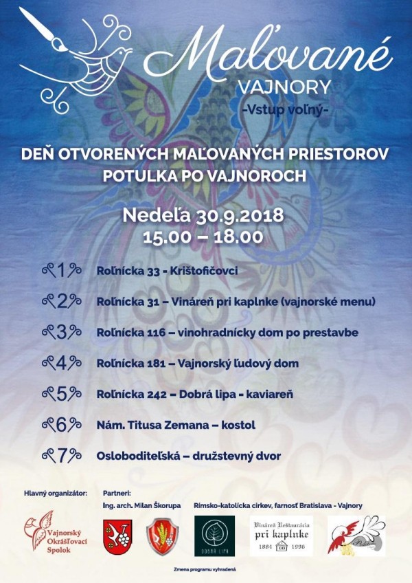 malovane vajnory plagat