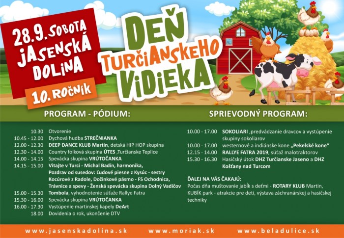 den turc vidieka 2019 program