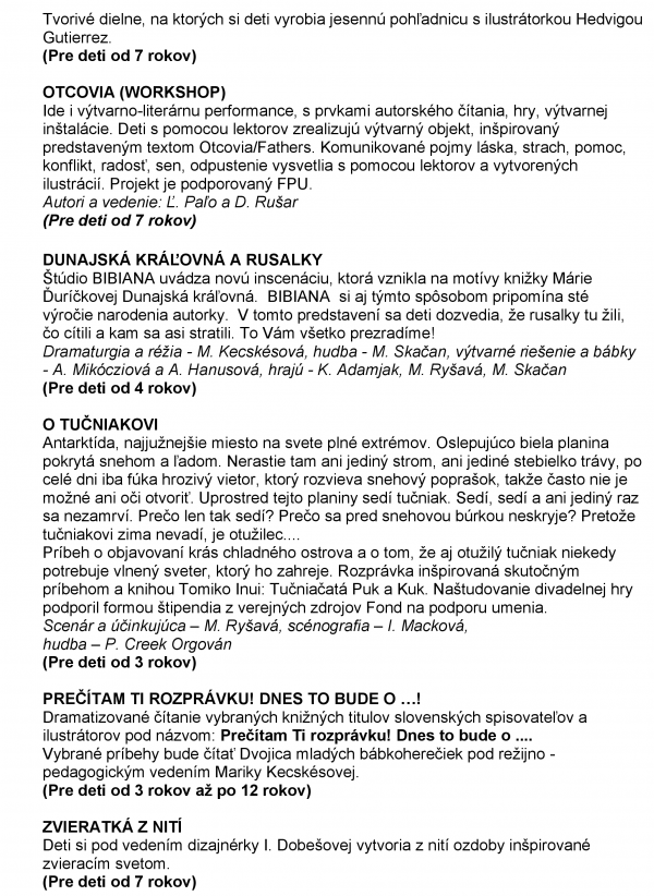 BIBIANA program november 2019 3