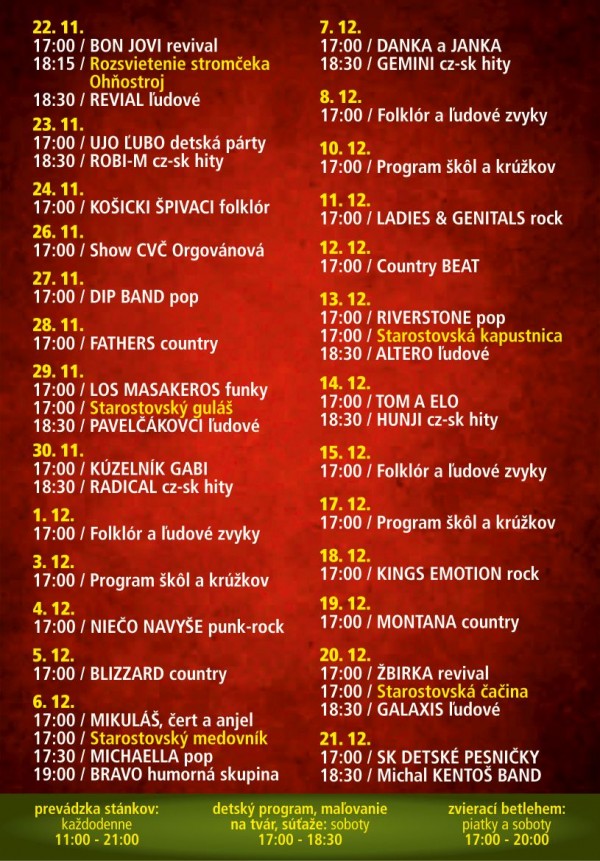 PROGRAM