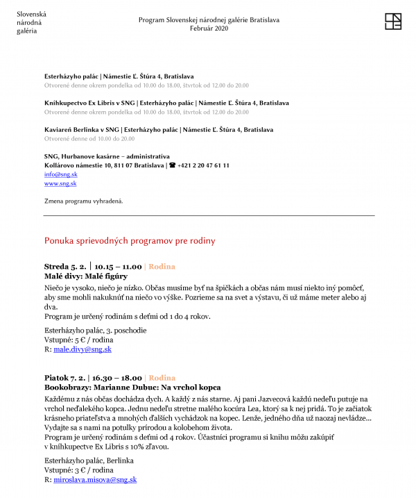 SNG program pre rodiny FEBRUAR 2020 0