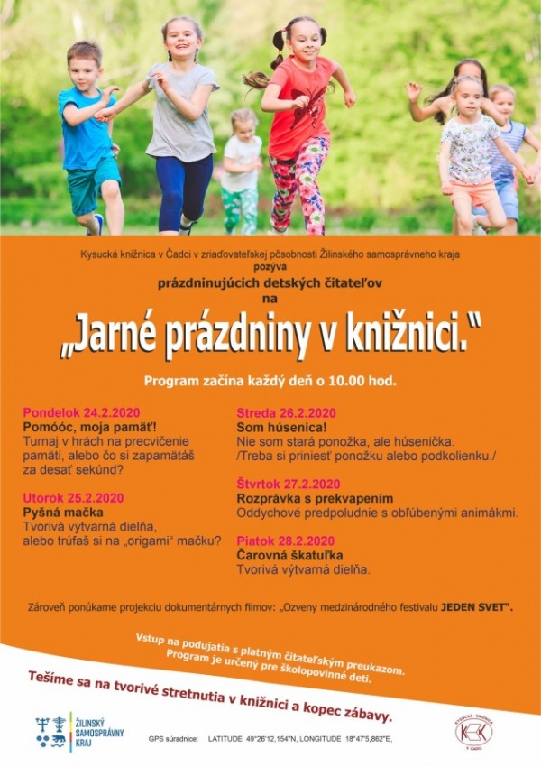 jarne prazdniny kniznica