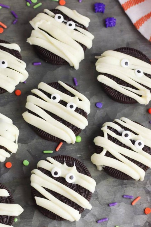 mummy halloween oreo cookies 1