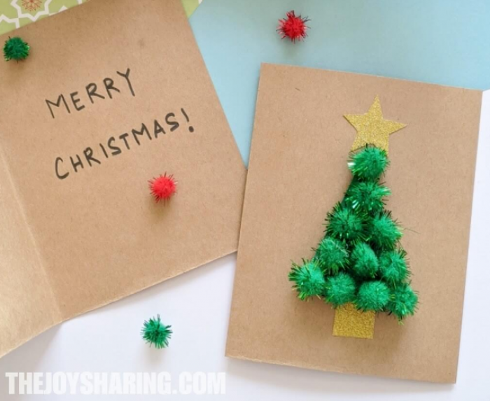 Screenshot 2020 11 13 Pom Pom Tree Christmas Card
