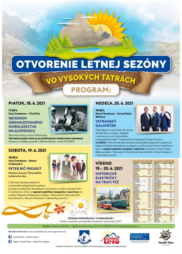 Tatranske kulturne leto 2021 plagat A4
