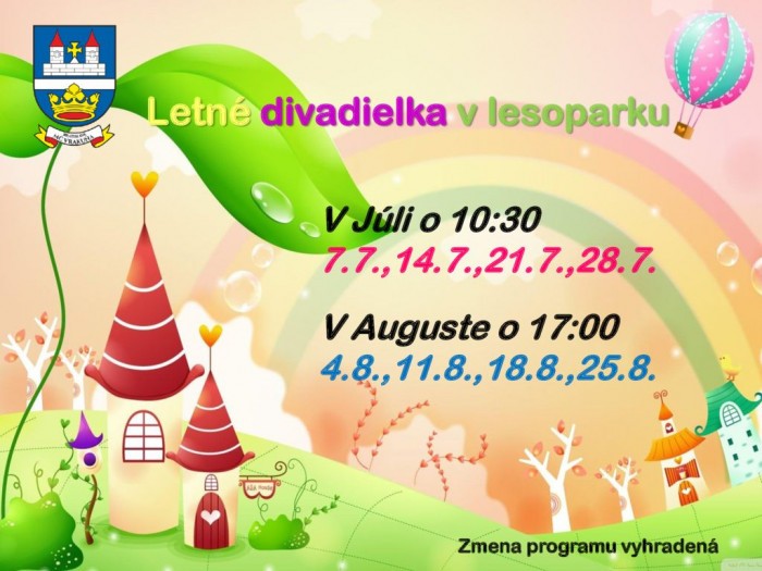 Letne detske divadielka pdf