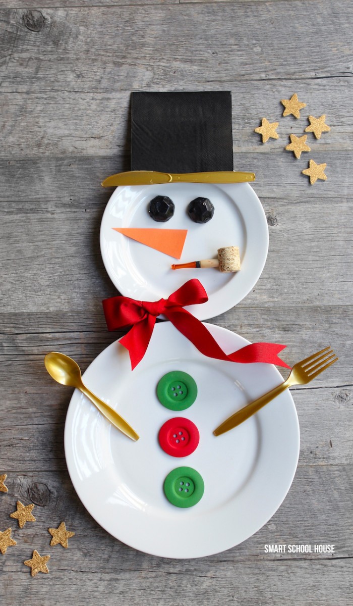 Snowman Place Setting