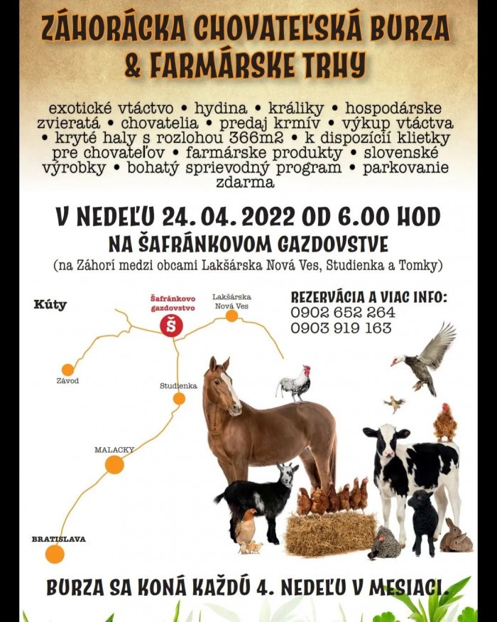zahoracka chovatelska burza 24.4.2022