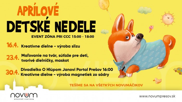 Aprilove detske nedele CORGI 1920x1080