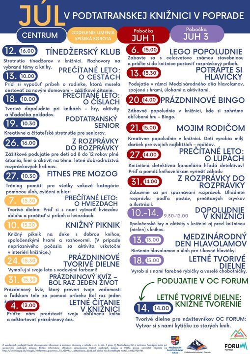 large Jul 2023 v Podtatranskej kniznici v Poprade