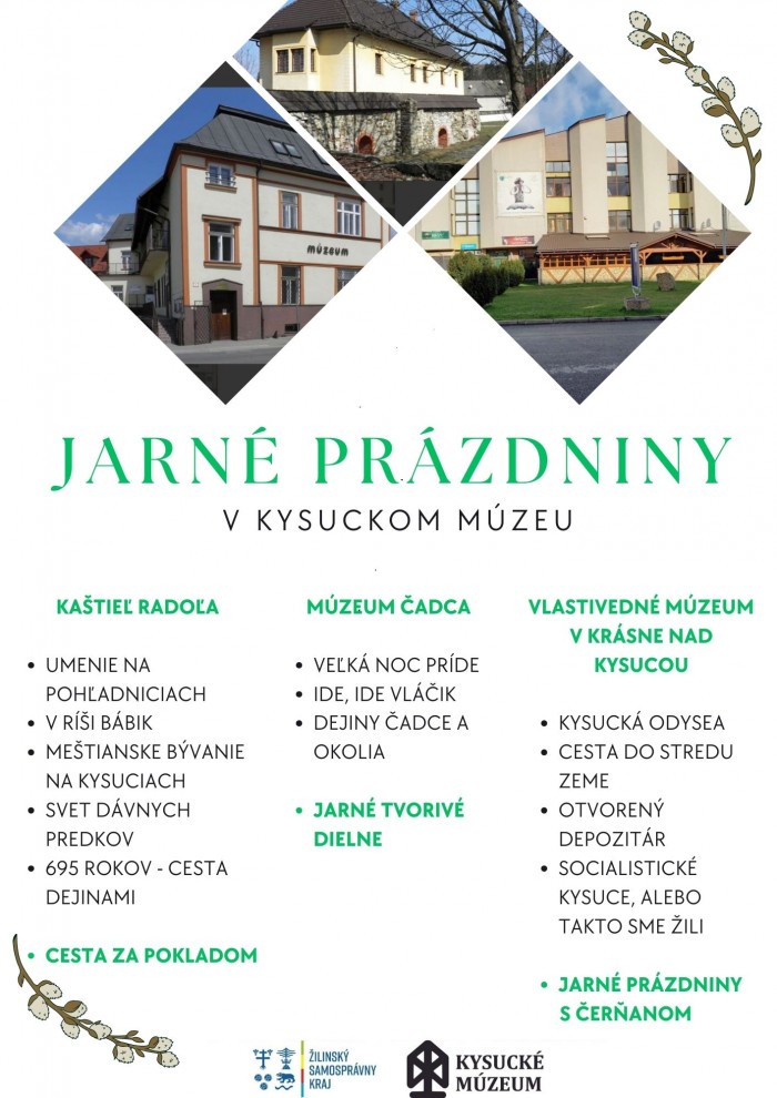 Plagat Jarne prazdniny v Kysuckom muzeu