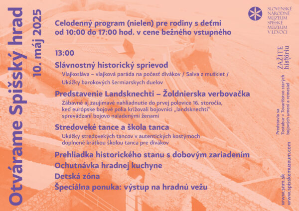 Otvorenie Spissky hrad 2025 600x424