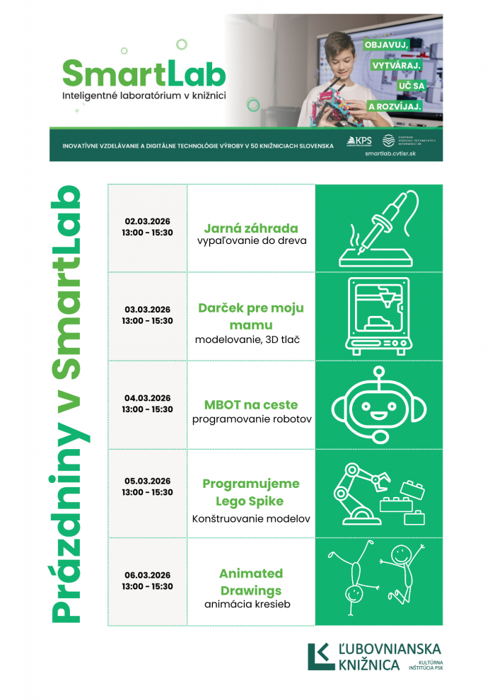 Prazdniny v Smartlab
