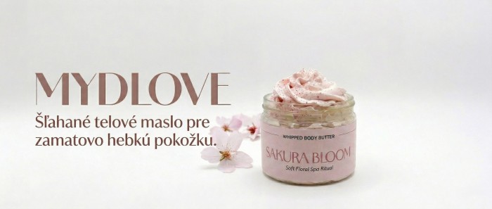 Mydlove slahane telove maslo Sakura