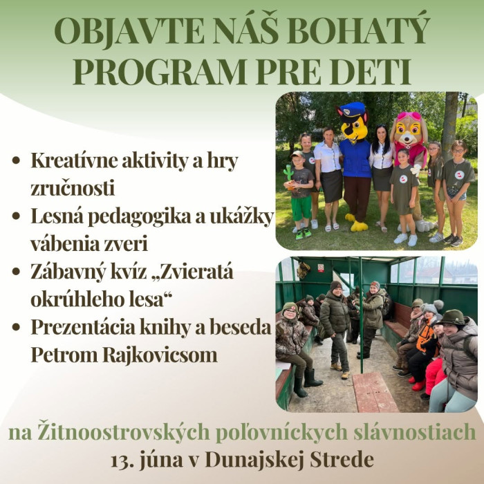 Zitnoostrovske polovnicke slavnosti 2026 deti