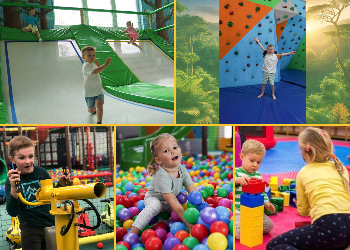 Indoor atrakcie pre deti Junglepark Mojš Zilina