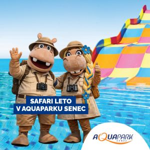 SAFARI LETO V AQUAPARKU SENEC s detmi