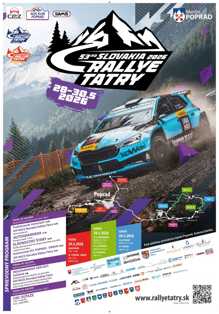 53. SLOVAKIA RALLYE TATRY 2026 PLAGAT