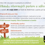 Vikend otvorenych parkov a zahrad v Ciferi