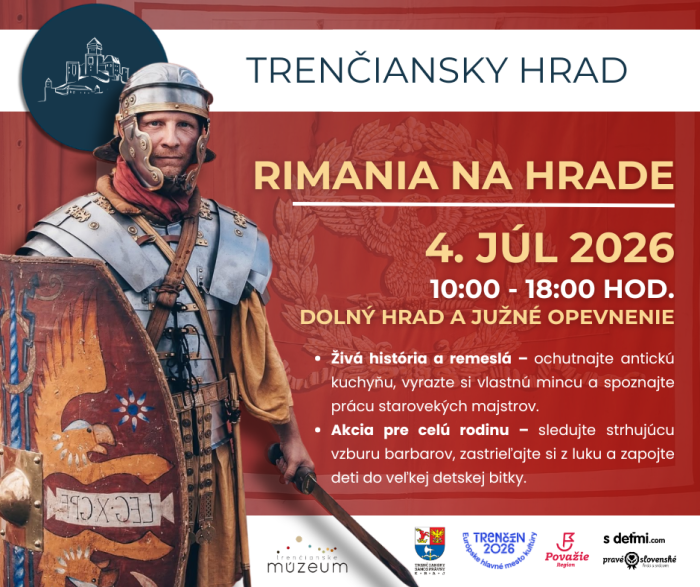 Rimania na Trencianskom hrade 4.7.2026 Trenciansky hrad
