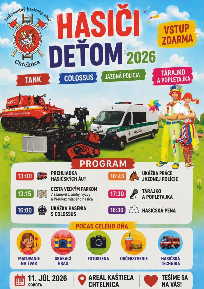Hasici detom v Chtelnici
