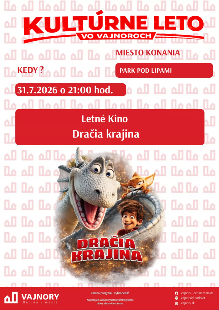 letne kino Dracia krajina
