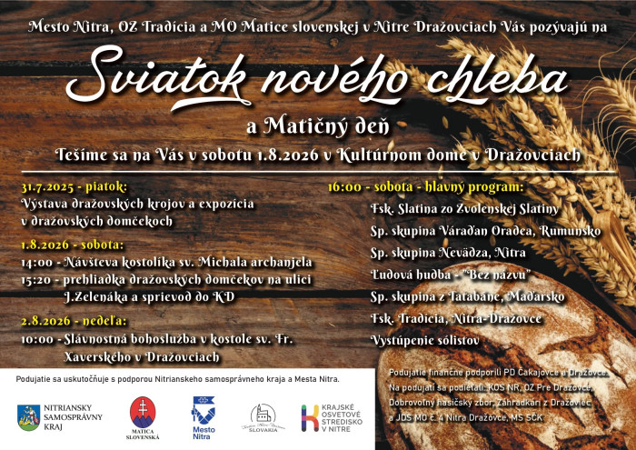 Sviatok noveho chleba 2026